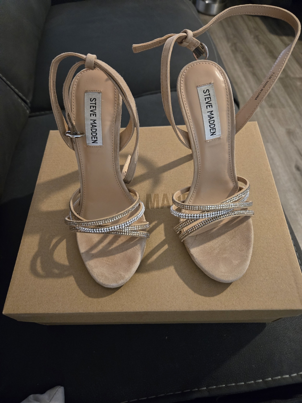 Steve Madden Lara Stiletto Heel in Natural